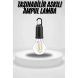 Nevamel Taşınabilir Askılı Ampul Kamp Lambası Askılı Type-C Şarjlı Bahçe Lambası