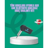 Nevamel Taşınabilir Bluetooth Aux Araç Müzik Ve Konuşma Kiti