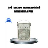 Nevamel Taşınabilir Mini Klima Fan 3’Ü 1 Arada Soğutucu Nemlendirici Ve Gece Lambası