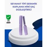 Nevamel Taşınabilir Saç Düzleştirici Tarak – Ayarlanabilir Isı Kontrollü