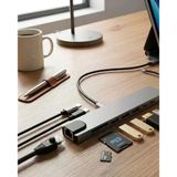 Nevamel® Type C Çoklu Port Hub 8 Port USB HDMI Sd Kart Ethernet Adaptör