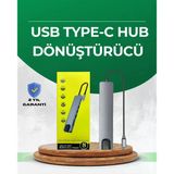 Nevamel Type‑C Dönüştürücü – 2×Usb3.0 Sd/Ms 4K Hdmı & Rj45 İle Profesyonel Kullanım
