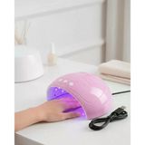Nevamel® Ultraviyole Işıklı 15 Ledli 45W Oje Kurutucu Makine Pembe