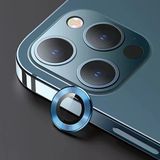 Nevamel Usams İphone 12 Pro 3D Metal Çerçeveli Kamera Lens Koruyucu-(5775)