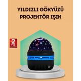 Nevamel® Usb Galaxy Projektör Lamba – Romantik Atmosfer Çocuk Odası Parti Ve Düğün Işığı