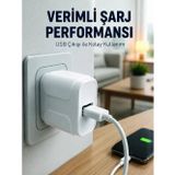 Nevamel® Usb Girişli 12W Şarj Adaptörü Kompakt Telefon Şarj Cihazı