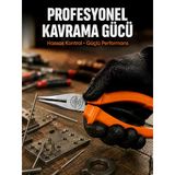 Nevamel® Uzun İnce Çeneli Profesyonel Kargaburun Dayanıklı Çelik El Aleti