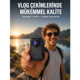 Nevamel® Vlog Seyahat ve Günlük Video Çekimleri Için Mini Kamera Yeni Nesil