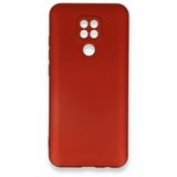 Nevarium Dtech General Mobile GM 20 Uyumlu Kılıf Yumuşak Dokulu Silikon Bordo