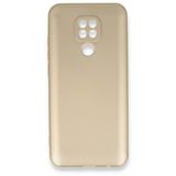 Nevarium Dtech General Mobile GM 20 Uyumlu Kılıf Yumuşak Dokulu Silikon Gold