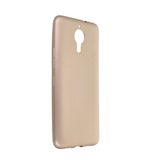 Nevarium Dtech General Mobile GM 5 Plus Uyumlu Kılıf Yumuşak Dokulu Silikon Gold