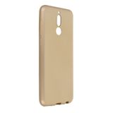 Nevarium Dtech Huawei Mate 10 Lite Uyumlu Kılıf Yumuşak Dokulu Silikon Gold