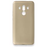Nevarium Dtech Huawei Mate 10 Pro Uyumlu Kılıf Yumuşak Dokulu Silikon Gold
