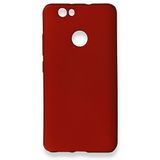 Nevarium Dtech Huawei Nova Uyumlu Kılıf Yumuşak Dokulu Silikon Bordo