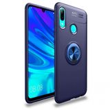 Nevarium Dtech Huawei P Smart 2019 Uyumlu Kılıf Yüzüklü Silikon Range Mavi