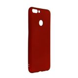 Nevarium Dtech Huawei P Smart Uyumlu Kılıf Yumuşak Dokulu Silikon Bordo