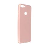 Nevarium Dtech Huawei P Smart Uyumlu Kılıf Yumuşak Dokulu Silikon Rose Gold