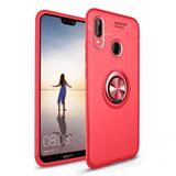 Nevarium Dtech Huawei P20 Lite Uyumlu Kılıf Yüzüklü Silikon Range Kırmızı