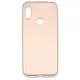 Nevarium Dtech Huawei Y6 2019 Uyumlu Kılıf Yumuşak Dokulu Silikon Gold