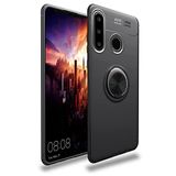 Nevarium Dtech Huawei Y6P Uyumlu Kılıf Yüzüklü Silikon Range Siyah