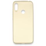 Nevarium Dtech Huawei Y6S Uyumlu Kılıf Yumuşak Dokulu Silikon Gold