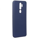 Nevarium Dtech Oppo A5 2020 Uyumlu Kılıf Yumuşak Dokulu Silikon Mor