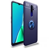 Nevarium Dtech Oppo A9 2020 Uyumlu Kılıf Yüzüklü Silikon Range Mavi