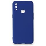 Nevarium Dtech Samsung Galaxy A10S Uyumlu Kılıf Yumuşak Dokulu Silikon Lacivert