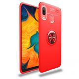 Nevarium Dtech Samsung Galaxy A10S Uyumlu Kılıf Yüzüklü Silikon Range Kırmızı