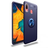 Nevarium Dtech Samsung Galaxy A10S Uyumlu Kılıf Yüzüklü Silikon Range Mavi