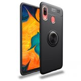 Nevarium Dtech Samsung Galaxy A10S Uyumlu Kılıf Yüzüklü Silikon Range Siyah