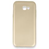 Nevarium Dtech Samsung Galaxy A7 2017 / A720 Uyumlu Kılıf Yumuşak Dokulu Silikon Gold