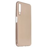 Nevarium Dtech Samsung Galaxy A7 2018 Uyumlu Kılıf Yumuşak Dokulu Silikon Gold