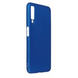 Nevarium Dtech Samsung Galaxy A7 2018 Uyumlu Kılıf Yumuşak Dokulu Silikon Mavi