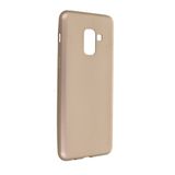 Nevarium Dtech Samsung Galaxy A8 2018 Uyumlu Kılıf Yumuşak Dokulu Silikon Gold