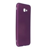 Nevarium Dtech Samsung Galaxy J4 Plus Uyumlu Kılıf Yumuşak Dokulu Silikon Mürdüm