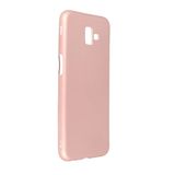 Nevarium Dtech Samsung Galaxy J6 Plus Uyumlu Kılıf Yumuşak Dokulu Silikon Rose Gold