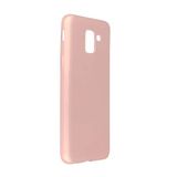 Nevarium Dtech Samsung Galaxy J6 Uyumlu Kılıf Yumuşak Dokulu Silikon Rose Gold