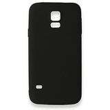 Nevarium Dtech Samsung Galaxy S5 Uyumlu Kılıf Yumuşak Dokulu Silikon Siyah
