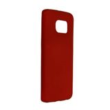 Nevarium Dtech Samsung Galaxy S6 Edge Uyumlu Kılıf Yumuşak Dokulu Silikon Bordo
