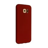 Nevarium Dtech Samsung Galaxy S6 Uyumlu Kılıf Yumuşak Dokulu Silikon Bordo