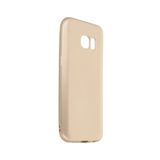 Nevarium Dtech Samsung Galaxy S7 Uyumlu Kılıf Yumuşak Dokulu Silikon Gold