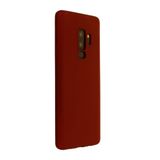 Nevarium Dtech Samsung Galaxy S9 Plus Uyumlu Kılıf Yumuşak Dokulu Silikon Bordo