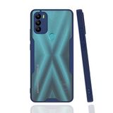 Nevarium General Mobile 21 Plus Uyumlu Kılıf Arkası Mat Kamera Korumalı Silikon - Lacivert