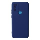 Nevarium General Mobile GM 21 Plus Uyumlu Kılıf Lansman içi Kadife Nano Silikon - Lacivert