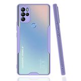 Nevarium General Mobile GM 21 Pro Uyumlu Kılıf Kamera Korumalı Arkası Mat Silikon Platin - Lila