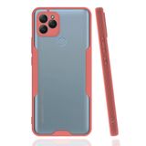 Nevarium General Mobile GM 21 Uyumlu Kılıf Kamera Korumalı Arkası Mat Silikon Platin - Pembe
