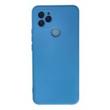 Nevarium General Mobile GM 21 Uyumlu Kılıf Lansman içi Kadife Nano Silikon - Mavi