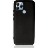 Nevarium General Mobile GM 22 Plus Uyumlu Kılıf Yumuşak Dokulu Silikon First - Siyah