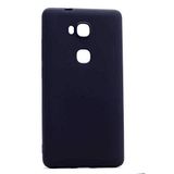 Nevarium Huawei GR5 Uyumlu Kılıf Silikon Yumuşak Dokulu Premium- Siyah